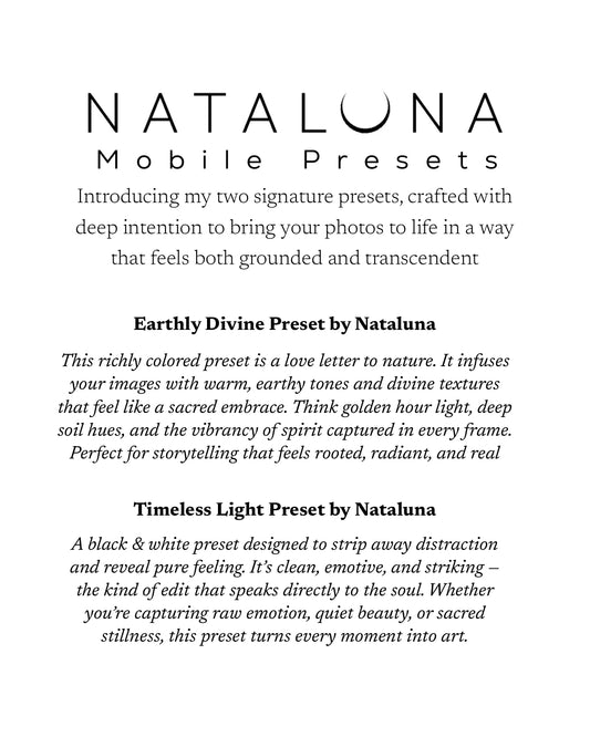 Nataluna Mobile Lightroom presets